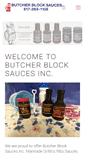 Mobile Screenshot of butcherblocksauces.com